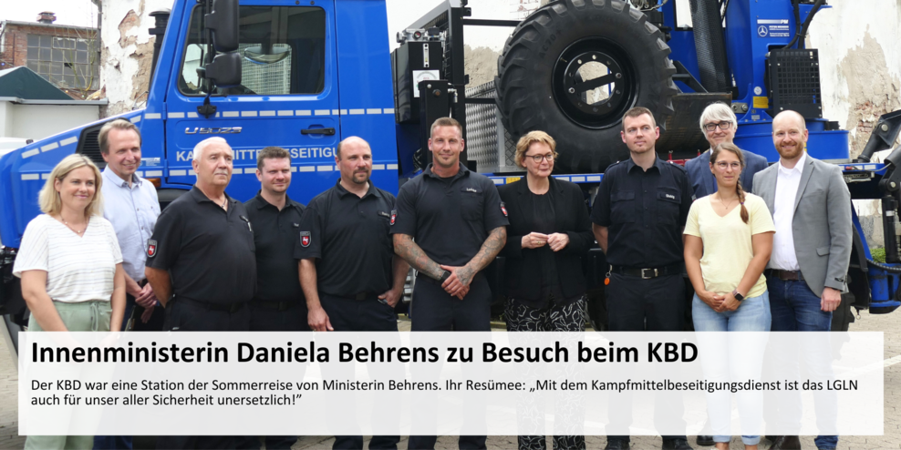 Ministerin Daniela Behrens zu Besuch beim KBD